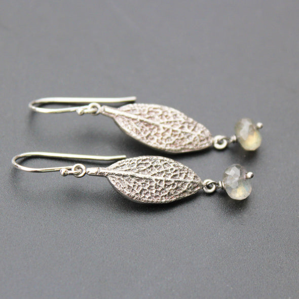 Sage Leaf Earrings