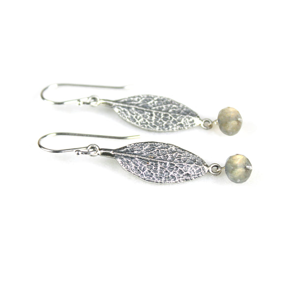 Sage Leaf Earrings