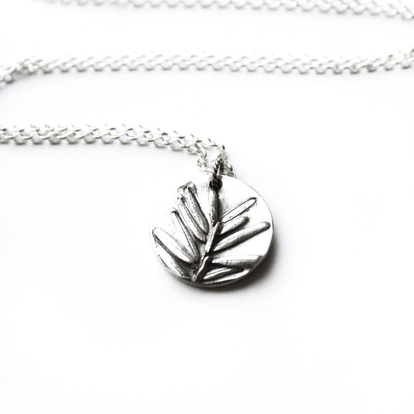 Evergreen Needle Necklace - Hemlock