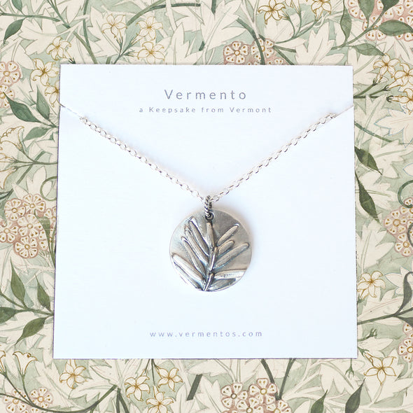 Evergreen Needle Necklace - Hemlock
