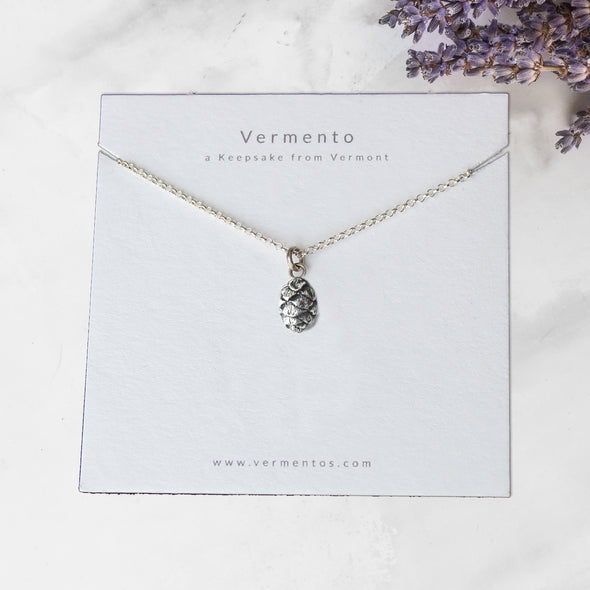 Tiny Pine Cone Necklace