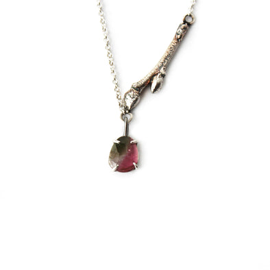 Tourmaline Branch Necklace